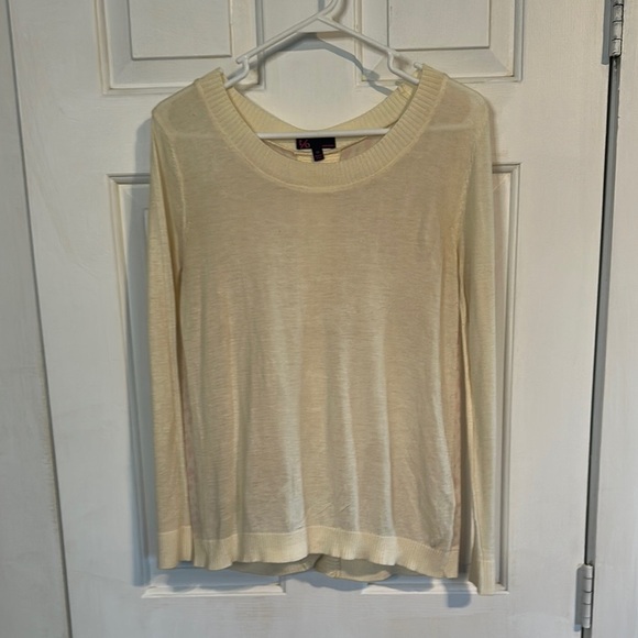 T/O Sweaters size medium cream - Picture 1 of 4